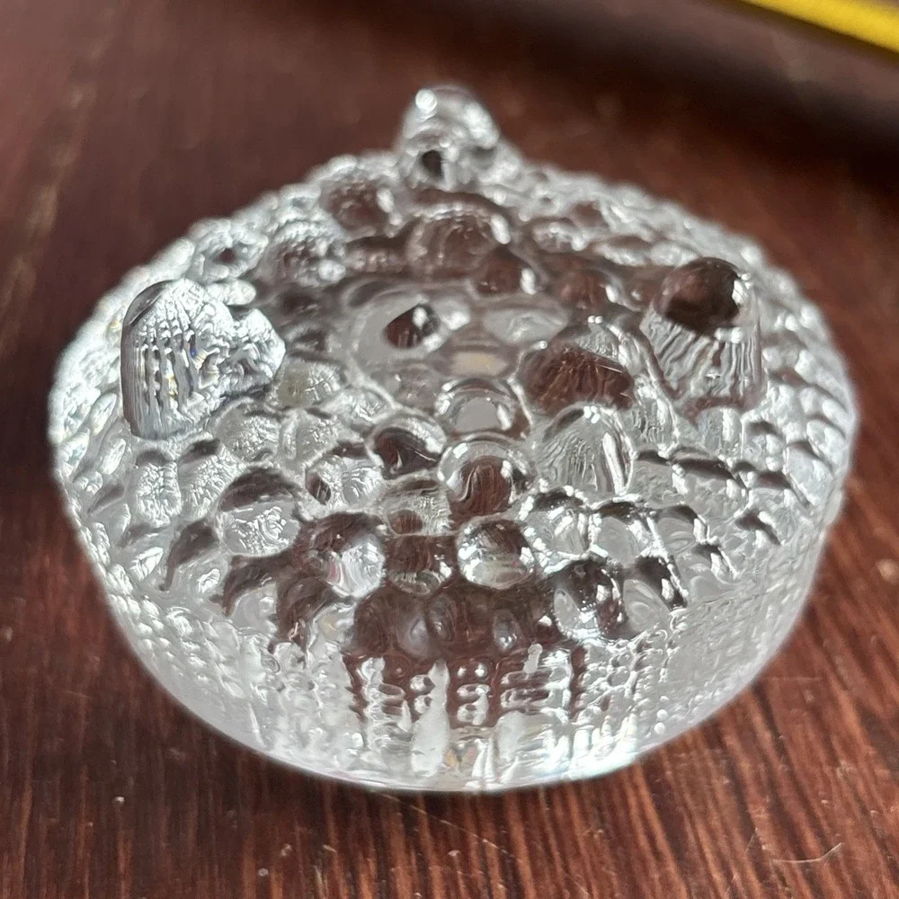 Vintage Iittala Ultima Thule Tapio Wirkkala Glass Candle Holder Finland